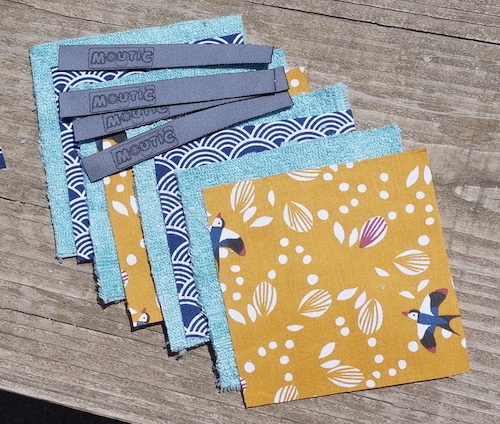 Kit de lingettes lavables