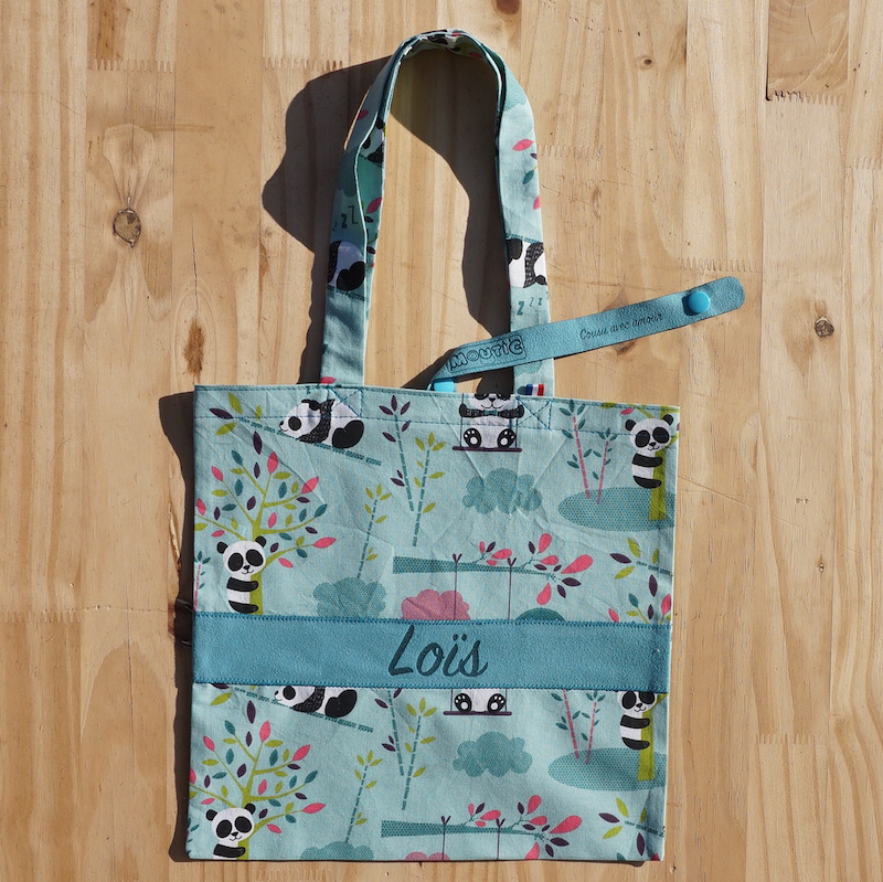 Kit Sac Enfant Panda Personnalisé